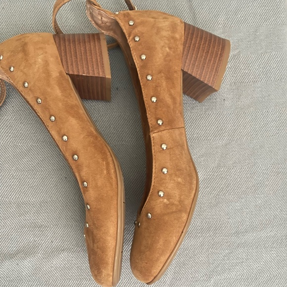 Montana Mary Jane women's shoes camel color suede size 8m - Picture 15 of 15